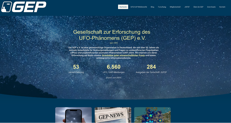 Die GEP hat eine neue Website